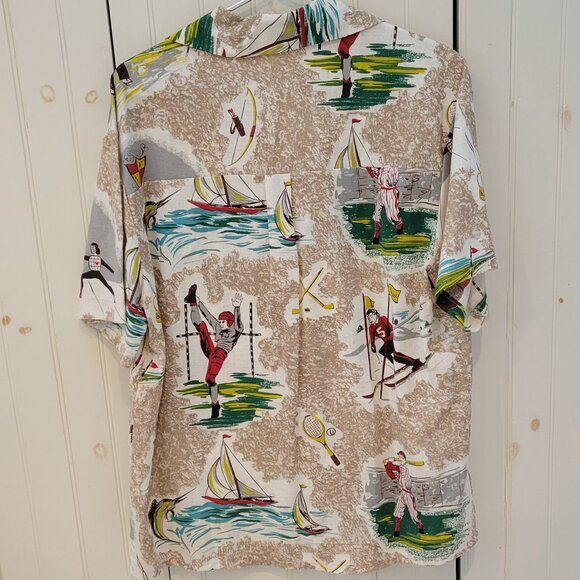 Handmade Sports-themed Vintage Shirt - Picture 3 of 11